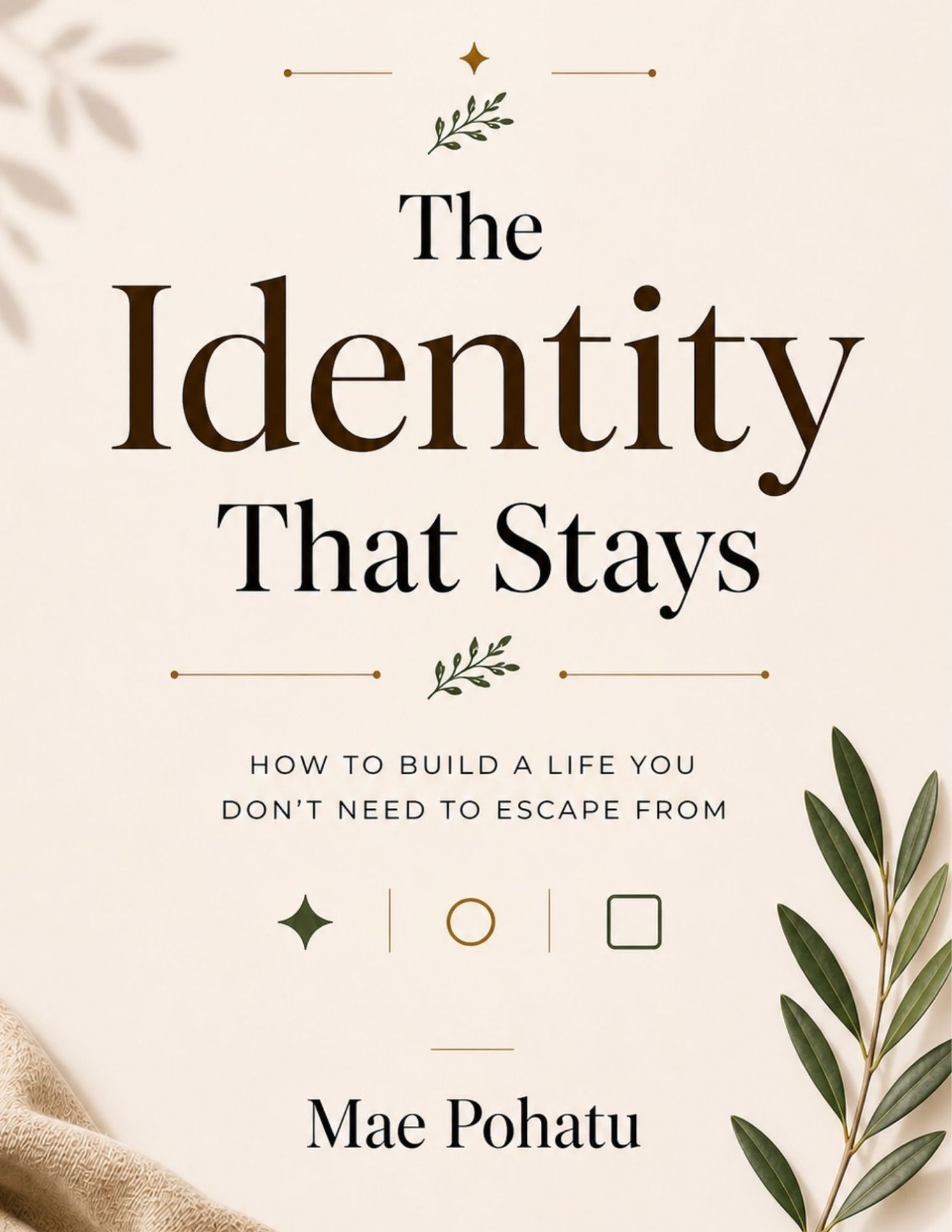 The Identity That Stays book cover by Mae Pohatu